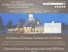 Tablet Screenshot of carolina-furniture.com